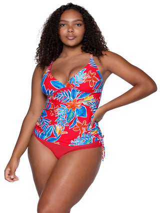 Tankini swimsuit Sunsets Separates Mix and match swimwear Beachwear Resort wear Adjustable straps Underwire support Bikini bottoms Swimwear separates Summer fashion Tiger Lily