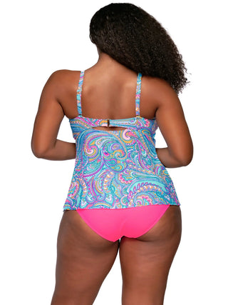 Tori Tankini
Paisley Pop print
Sunsets Escape
Tankini top
Floral swimwear
Vibrant swimsuit
Retro print swimwear
Paisley tankini
Swimwear collection
Women's tankini
Summer swimwear
Beachwear
Stylish tankini
Comfortable swimwear
High-quality tankini
Tori Paisley tankini
