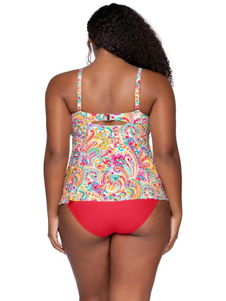 Tankini top
Tori Tankini
Sunsets Escape
Phoenix print
Vibrant tankini
Swimwear
Floral design
Adjustable straps
Comfortable fit
Summer swimwear
Beach style
Tropical vibes
Activewear
Women's swimwear