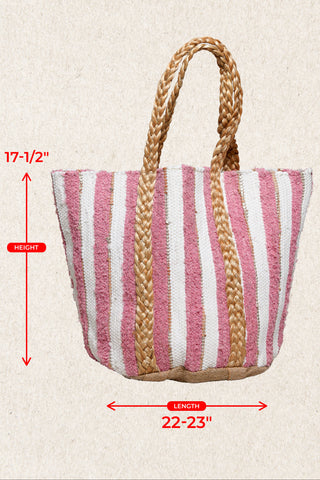 pink and white striped beach tote bag
pink striped beach bag for women
oversized pink and white beach tote
large striped tote bag for beach
woven pink striped tote bag
boho pink beach tote bag
coastal style striped beach bag
resort style pink tote bag
summer striped tote bag for women
pink and cream woven beach bag
large summer tote bag with braided handles
beach tote with braided rope handles
oversized woven tote for vacation
stylish beach bag for summer vacation
pink beach tote for pool and beach
resort v
