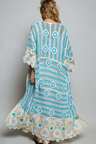 summer layering, lightweight cardigan, lace crochet,