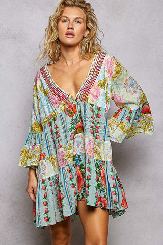 V-Neck Seashell Embellished Dress – The Beach Corner LLC