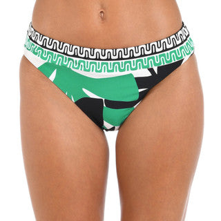 tropical bikini bottom
green and black bikini bottom
geometric print bikini
patterned bikini bottom
hipster bikini bottom
women's swimwear
women's bikini bottoms
tropical swimwear
green bikini bottom
black and white bikini
resort swimwear
vacation swimwear
beach bikini
mix and match bikini bottom
fashionable women's swimwear