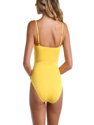 Swimwear
One-Piece Swimsuit
Stylish Beachwear
Elegant Swimwear
La Blanca Swim Collection
Summer Fashion
Beach Vacation Look
Chic Swimsuit Design
Comfortable Swimwear Fit
Poolside Style
Yellow
