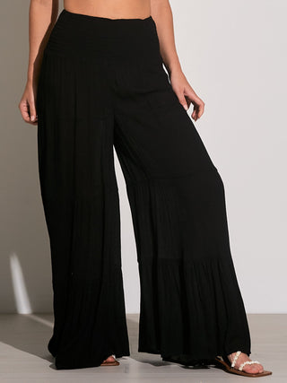 Black Wide Leg Pant Boho Chic Casual 
Luxury Flowy Silhouette Comfortable Fit Summer Fashion
Lightweight Fabric Effortless Style
Versatile Wardrobe Resort Wear
Travel Essentials Beach Chic