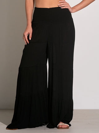 Black Wide Leg Pant Boho Chic Casual 
Luxury Flowy Silhouette Comfortable Fit Summer Fashion
Lightweight Fabric Effortless Style
Versatile Wardrobe Resort Wear
Travel Essentials Beach Chic