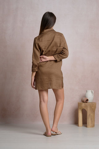 Everyday casual dress
Summer casual dress
Vacation outfit dress
Workwear linen dress
Resort wear dress