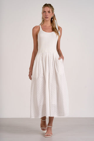 embroidered midi dress
sleeveless midi dress
tank midi dress
A-line midi dress
vacation dress
resort wear dress
beach vacation dress