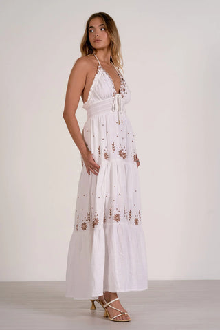 Smocked waist dress
Spaghetti strap maxi dress
Flowy cotton dress
Romantic maxi dress
Cottagecore dress
Coastal chic dress
Bridal shower dress
Engagement photo dress
White graduation dress
Honeymoon outfit
Resort collection
Lightweight summer dress
Feminine boho dress
White embroidered sundress
