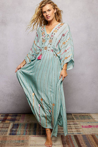 V-Neck Tassel Embroidered Cotton Maxi Dress
Women's Flowy Cotton Maxi Dress
Bohemian Embroidered Maxi Dress
Cotton Boho Maxi Dress for Women
Relaxed Fit Cotton Maxi Dress
Lightweight Summer Maxi Dress
Vacation Cotton Maxi Dress
Resort Wear Maxi Dress
Casual Bohemian Maxi Dress
Tassel Detail Maxi Dress
Flowy Embroidered Summer Dress