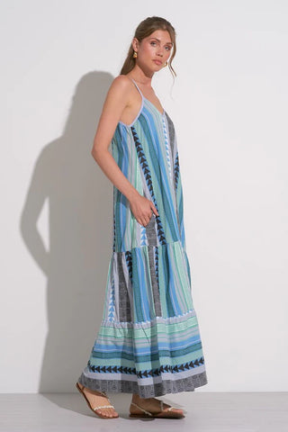 Tiered maxi
Spaghetti strap maxi
Pull-on maxi dress
Boho tribal pattern dress
Multicolor tribal print
Red two‑tone stripe maxi
Flowy summer dresselan
blue green arrow print
arrow geo print
V‑neck babydoll dress
3/4 bell sleeve dress
empire waist
split V‑neck
cotton dress
summer boho dress
bohemian mini dress
relaxed fit
ELAN Arrow Geo Print Dress