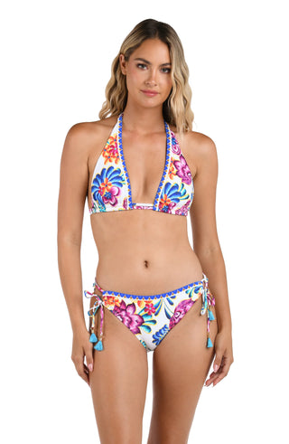 La Blanca Flor de Paradiso halter bra
Flor de Paradiso halter bikini top
La Blanca Flor de Paradiso swim top
Flor de Paradiso halter tankini top
La Blanca floral halter swim top
