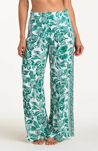 Green floral pants
White and green floral pants
Women's wide-leg pants
Floral wide-leg pants
Tropical print pants
Botanical print pants
Resort wear pants
Vacation pants for women
Beach pants for women
Flowy wide-leg pants
Women's tropical pants
Green resort wear
Cruise wear for women
Poolside pants
Summer floral pants
Elastic waist wide-leg pants
Women's beachwear
Tropical vacation clothing