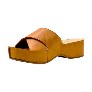 Brown open-toe sandal 