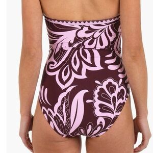 beach vacation swimsuit
resort wear one-piece
poolside bandeau swimsuit
flattering strapless swimsuit

La Blanca Fiji Flora swimsuit review
La Blanca floral one-piece sizing
bandeau one-piece swimsuit for women
designer one-piece swimwear floral